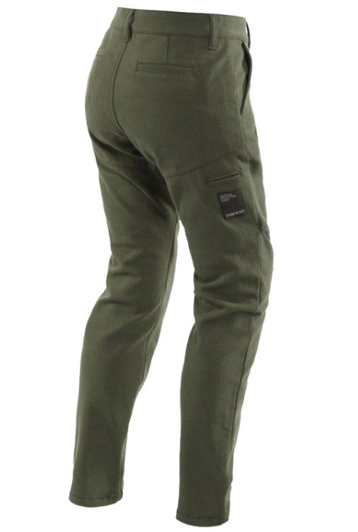 Spodnie motocyklowe damskie DAINESE Chinos Lady Tex z ochraniaczami Pro-Shape 2.0