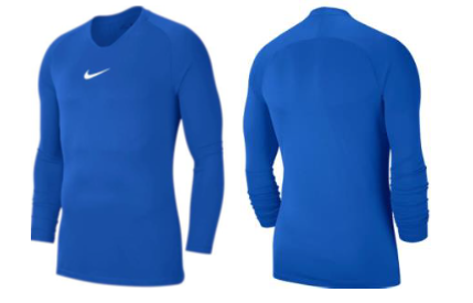 Koszulka z długim rękawem męska Nike Park First Layer z długim rękawem, NIEBIESKA