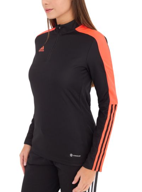 ADIDAS Tiro LS dla kobiet z technologią AEROREADY, zapinanych na pół suwaka