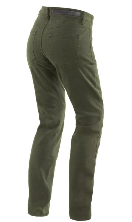 Spodnie motocyklowe damskie DAINESE Casual Regular Lady Tex z ochraniaczami Pro-Shape 2.0