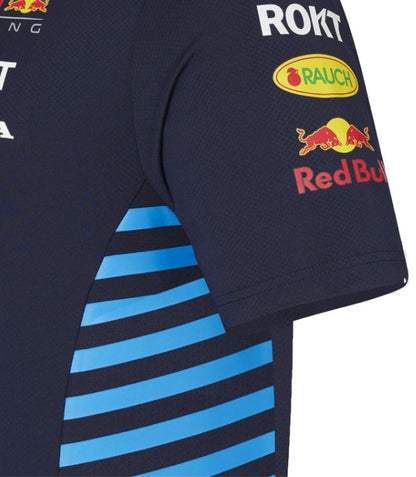 Koszulka polo damska Oracle Red Bull Racing Formuła 1 F1 Team 2024 z logo sponsorów
