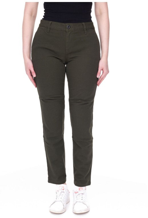 Spodnie motocyklowe damskie DAINESE Chinos Lady Tex z ochraniaczami Pro-Shape 2.0