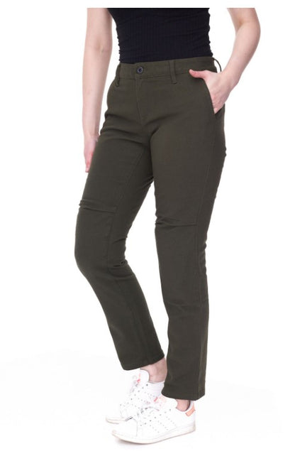 Spodnie motocyklowe damskie DAINESE Chinos Lady Tex z ochraniaczami Pro-Shape 2.0