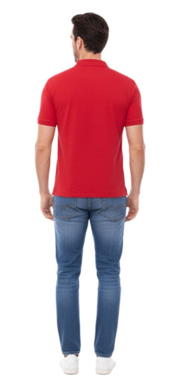 US POLO ASSN. Koszulka polo męska czerwona r.L