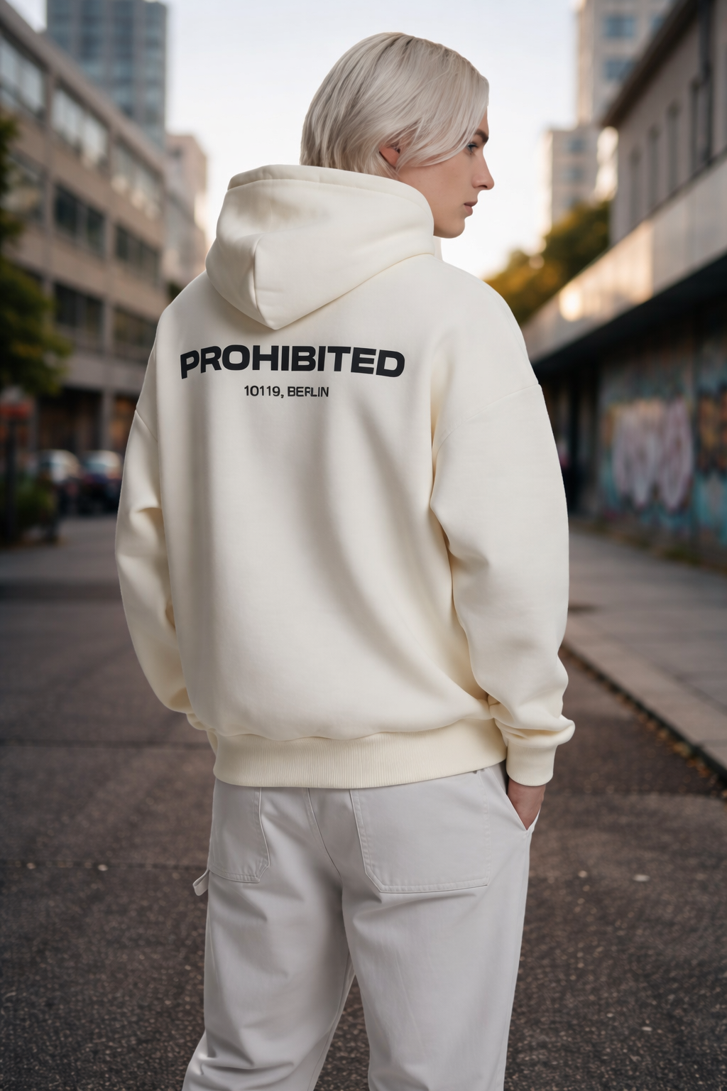 Bluza UNISEX z kapturem Prohibited