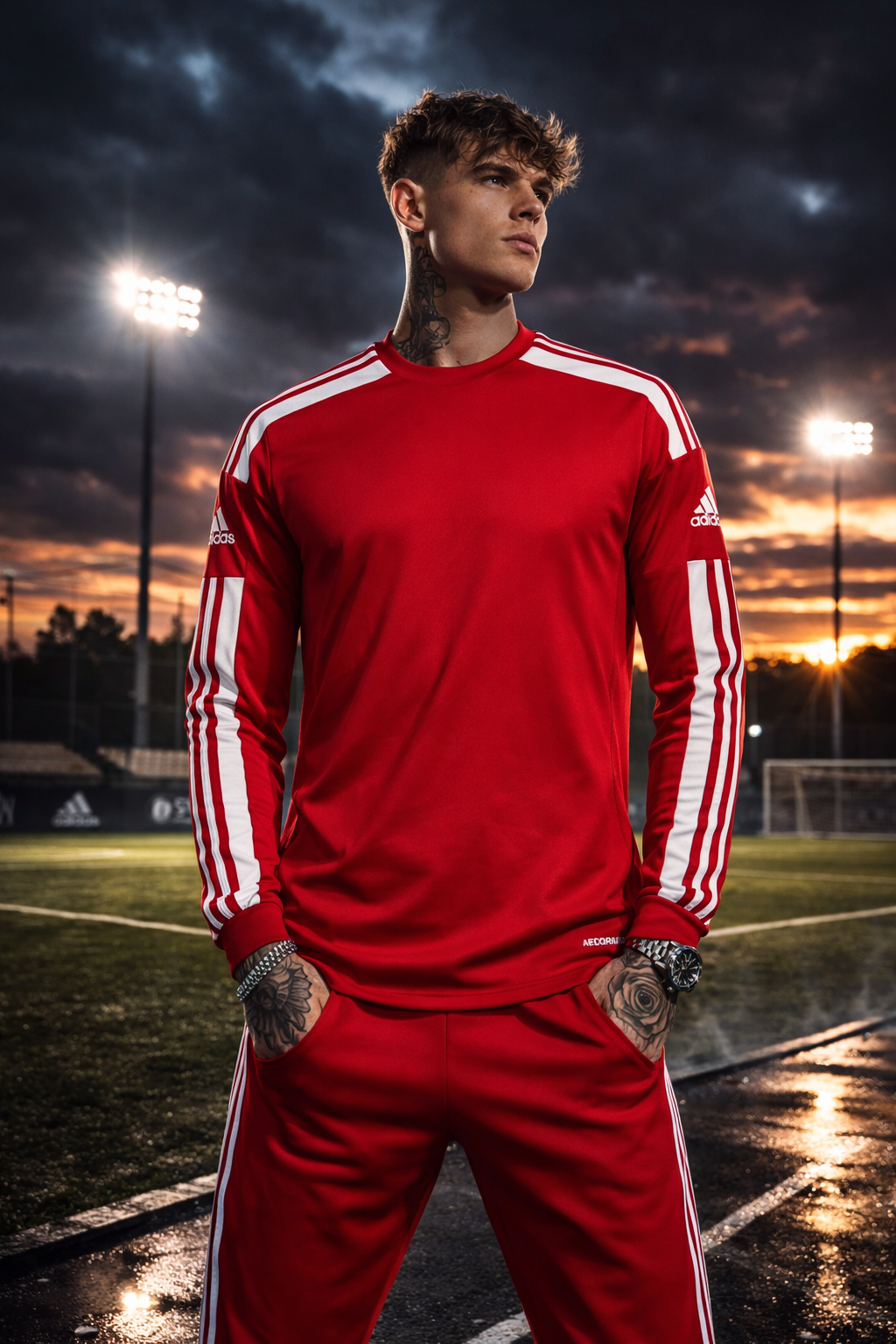 Bluza z długim rękawem męska Adidas Squadra 21 treningowa