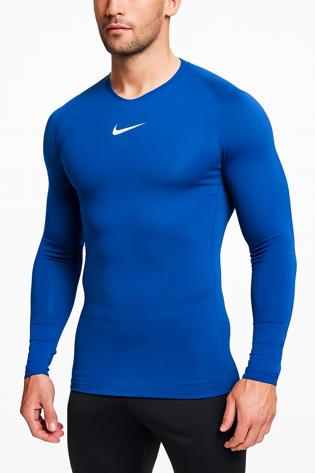 Koszulka z długim rękawem męska Nike Park First Layer z długim rękawem, NIEBIESKA