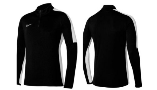Bluza z długim rękawem męska Nike Academy 23, CZARNA