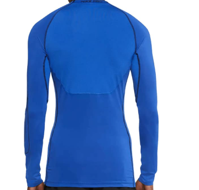 Koszulka z długim rękawem Nike Performance Pro Tight Fit, NIEBIESKO CZARNA