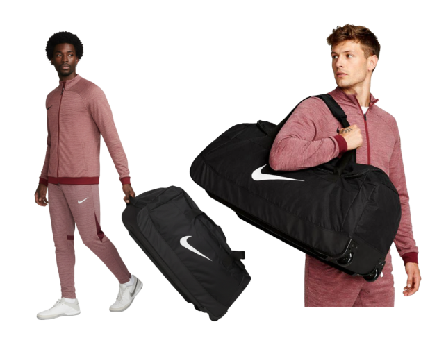 NIKE DUŻA TORBA PODRÓŻNA TRENINGOWA WALIZKA NA KÓŁKACH 120l