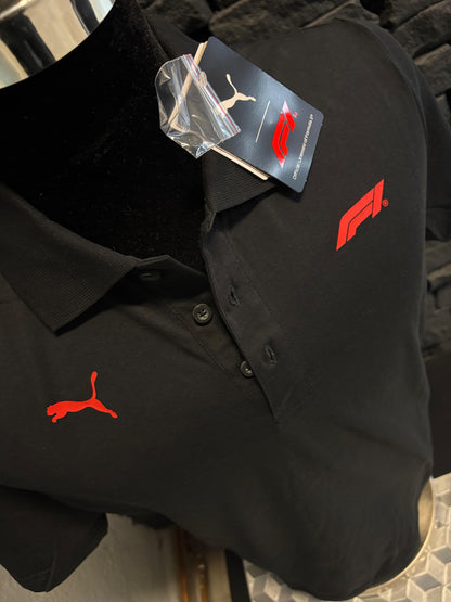 F1 Koszulka polo męska PUMA X F1 czarna