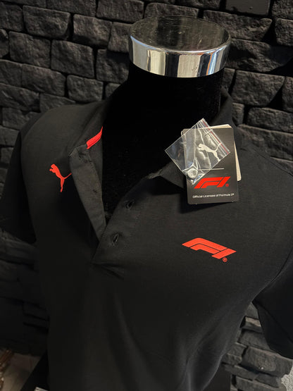 F1 Koszulka polo męska PUMA X F1 czarna
