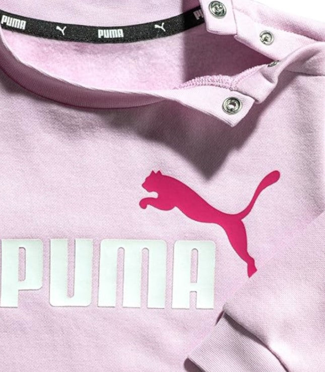 Dres dziecięcy PUMA dla chłopców i dziewcząt, 2-częściowy komplet z bawełny składający się z bluzy dresowej i swetra z okrągłym dekoltem