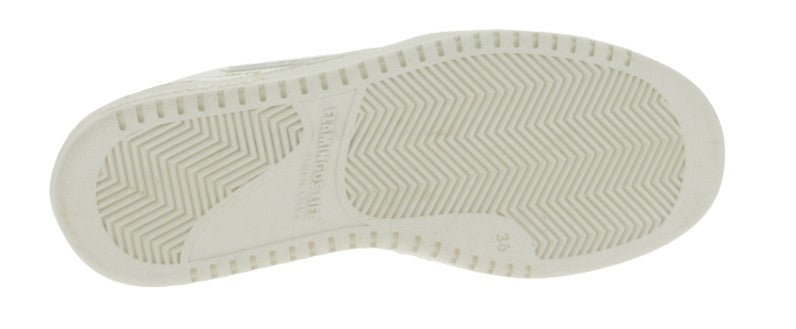 Buty miejskie damskie FLAMINGOS LIFE Roland V10 Wegańskie trampki niskie Wyprodukowano w Hiszpanii Kolor złamanej bieli