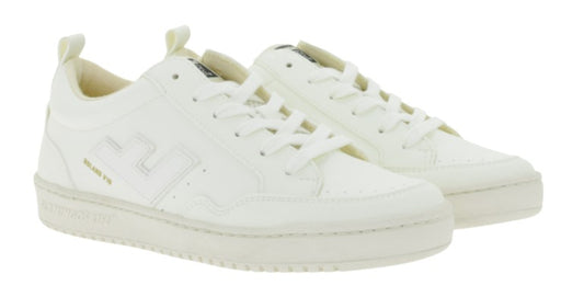 Buty miejskie damskie FLAMINGOS LIFE Roland V10 Wegańskie trampki niskie Wyprodukowano w Hiszpanii Kolor złamanej bieli