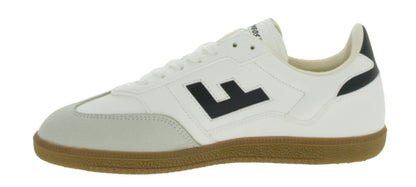 Buty miejskie damskie FLAMINGOS LIFE Burela Slim, wegańskie trampki niskie, wyprodukowane w Portugalii, wanilia/czarne