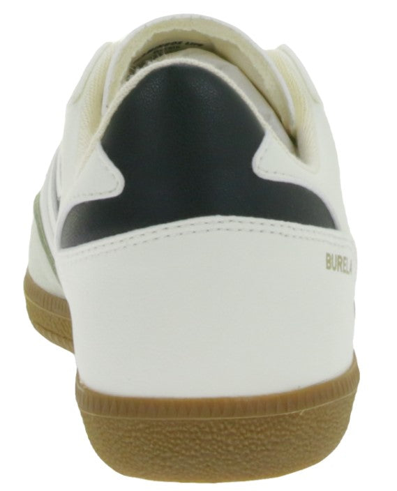 Buty miejskie damskie FLAMINGOS LIFE Burela Slim, wegańskie trampki niskie, wyprodukowane w Portugalii, wanilia/czarne