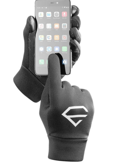 Rękawiczki rowerowe EGREGIE męskie z podszewką z polaru, do biegania z funkcją obsługi dotykowej smartfona