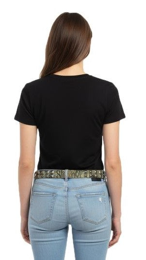 Pasek casualowy Slipknot oliwkowy/zielony UNISEX