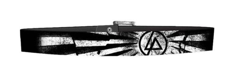 Pasek skórzany Linkin Park Rock Band z logo Linkin Park, pasek casualowy