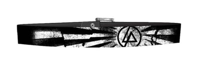 Pasek skórzany Linkin Park Rock Band z logo Linkin Park, pasek casualowy