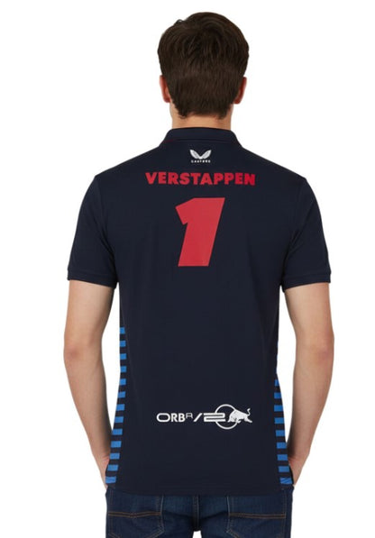 Koszulka polo męska Oracle Red Bull Max-Verstappen Racing 2024 Formuła 1 F1 Team
