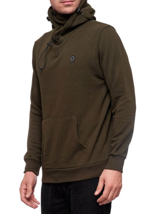 Męska sportowa bluza z kapturem/kominiarką RUSTY NEAL, kolor khaki