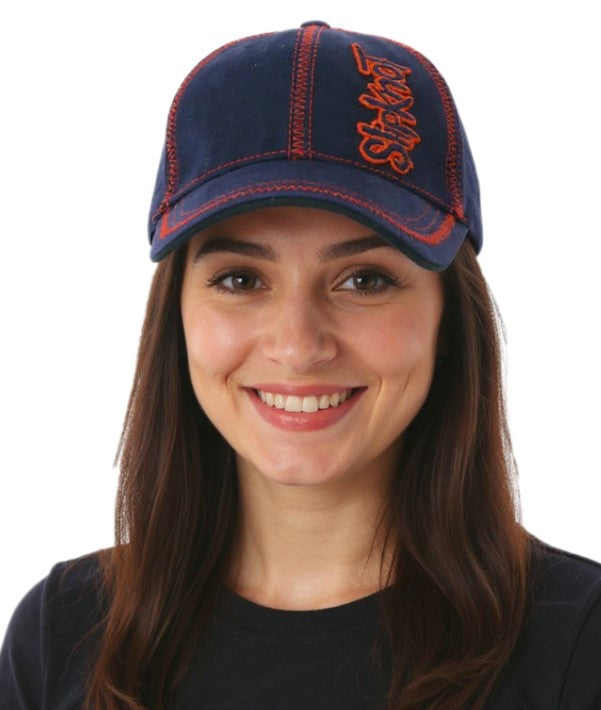 Czapka z daszkiem Slipknot Unisex Base Cap z logo zespołu i ozdobnymi przeszyciami, casualowa