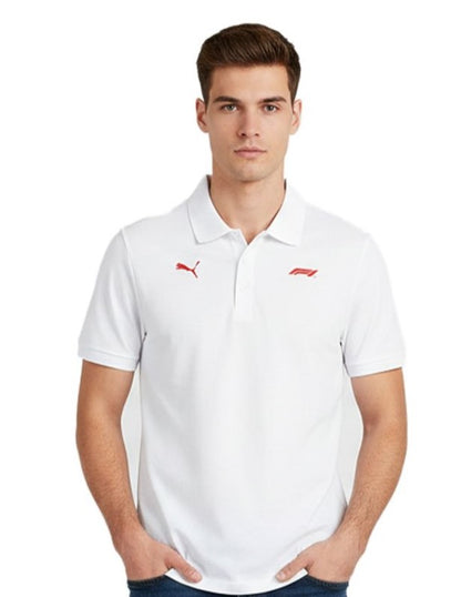 F1 Koszulka polo męska PUMA X F1 biała