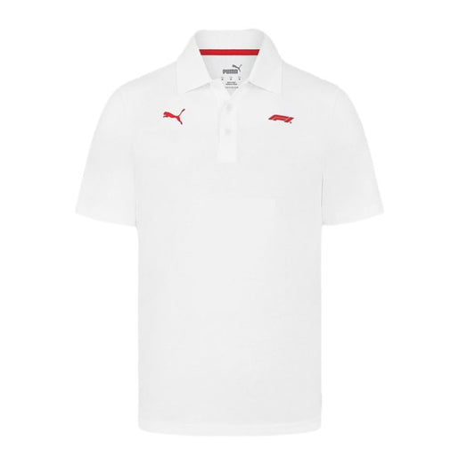 F1 Koszulka polo męska PUMA X F1 biała