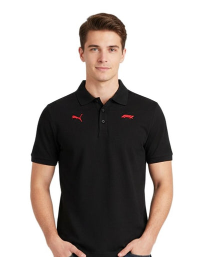 F1 Koszulka polo męska PUMA X F1 czarna